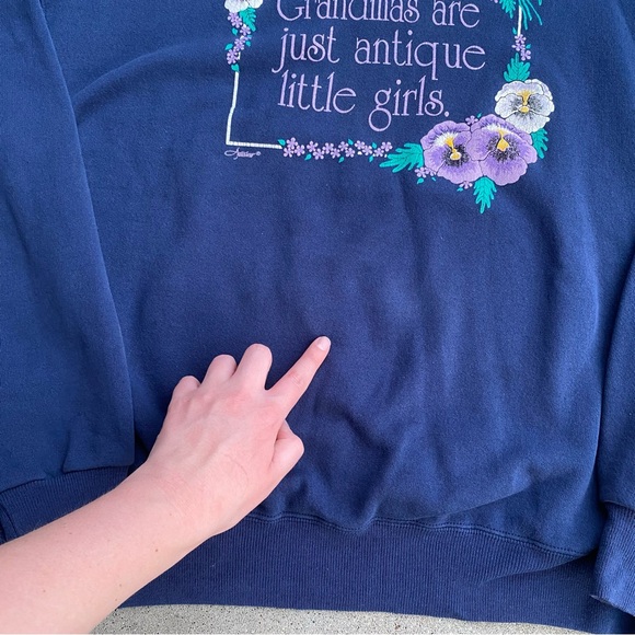 Vintage Grandma Collared Crewneck - Picture 5 of 6